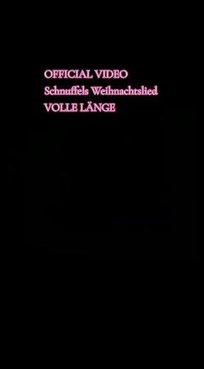 Schnuffels Weihnachtslied - Offizielles Musikvideo