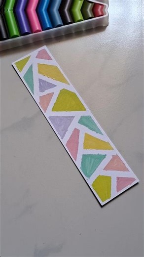 😍 bookmark ✨️ #shorts #bookmark ##painting #canvaspainting #acrylicpainting