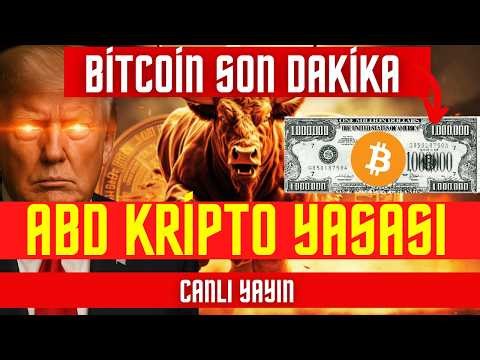 BİTCOİN SON DAKİKA ABD KRİPTO YASASI NE OLACAK CANLI YAYIN Canlı Analiz #bitcoin #canlıyayın