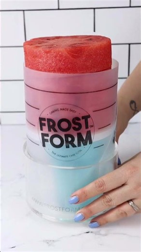 Watermelon Cake made with Frost Form 🍉 www.frostform.com