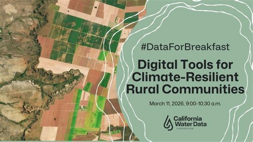 Digital Tools for Climate-Resilient Rural Communities | Data for Lunch Series | California Water Data Consortium