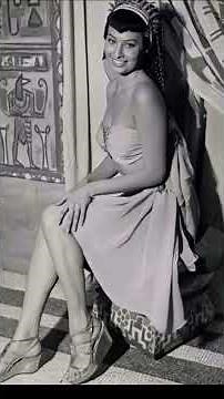 Sophia Loren as Cleopatra in the film "Two Nights with Cleopatra" (1954)