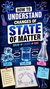 Changes in States of Matter | Melting, Freezing, Evaporation & Condensation Explained