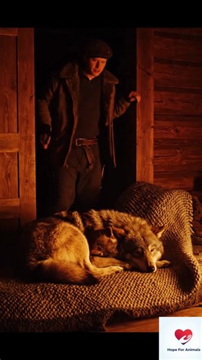 I opened my barn door, and couldn't believe what I saw... #rescue  #wolf  #viral
