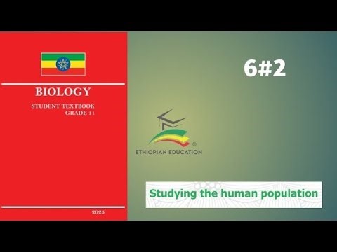 Ethiopian Grade 11 Biology 6#2 Studying the Human Population