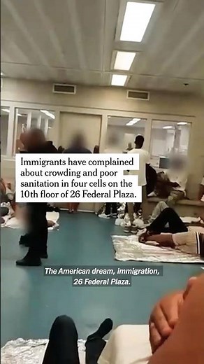 Inside an Overcrowded ICE Holding Cell in NYC