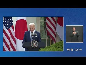President Biden Participates in a Press Conference with H.E. Suga Yoshihide, Prime Minister of Japan