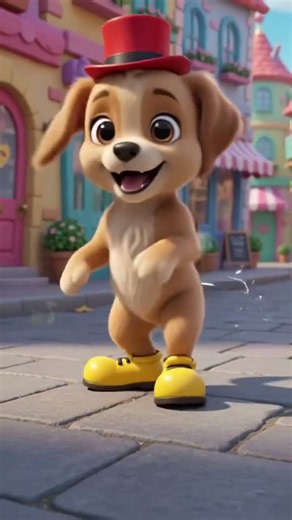 🐶 Bow Bow Doggy Funny Dance Song 😂 | Cute Dog Song for Kids | Nursery Rhymes | Rainbow Rhyme TV