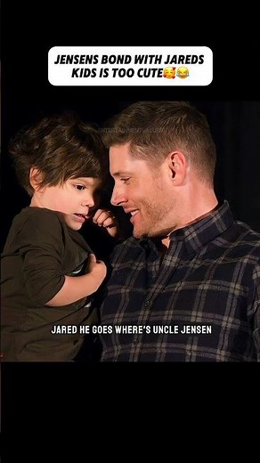 Jensens Bond With Jareds Kids Is Too Cute🥰😂 #shorts #jensenackles