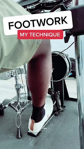 FOOTWORK MY TECHNIQUE #africanpraisedrums #DRUMS #drumfootwork #drumkick #alesisdrums