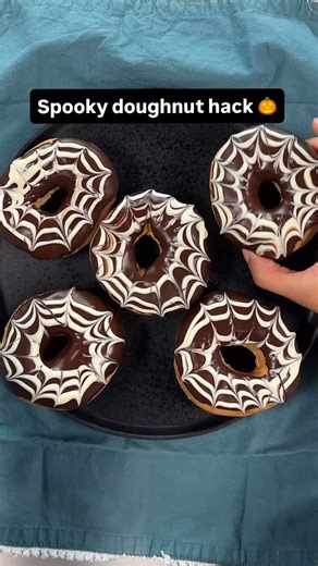 Got a Halloween party to prep for? 🎃 This easy doughnut recipe means you have perfectly on-theme snacks for your October gathering, and it only takes about 35 minutes! Ideal for if you need some last-minute Halloween decoration ideas. Let us know your best party food hacks in the comments. Get this recipe at the Good Food app, just search 'Halloween doughnuts'. If you fancy trying more spooky season recipes, search 'Halloween pancakes' or 'healthy Halloween pizzas'. | Good Food