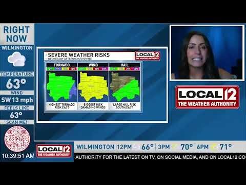 Severe Weather Threat Continues Into Wednesday With Strong Storm Potential