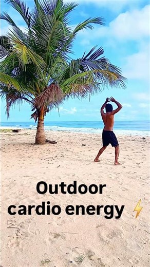 Island workout mode ON 🇱🇰🔥 #consistency #beach #beachfit #nature #travel #trending