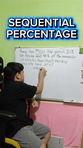5.3K views · 110 reactions | Sequential percentage #math #maths #mathematics #mathlearning #MathEducation #MathChallenge #fritztylermathtutorial | Fritz Tyler math tutorial | Facebook