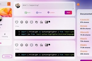 Social Media App for Code Snippets
