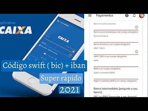 Como conseguir achar os códigos swift (bic) + iban da caixa econômica federal +rápido | Kelén Limas