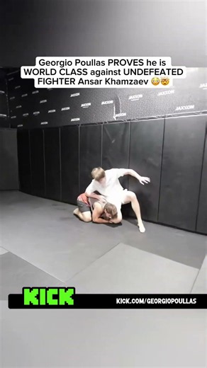 Georgio Poullas PROVES he is WORLD CLASS against UNDEFEATED FIGHTER Ansar KhamzaevJAXNON💀🔥#kick