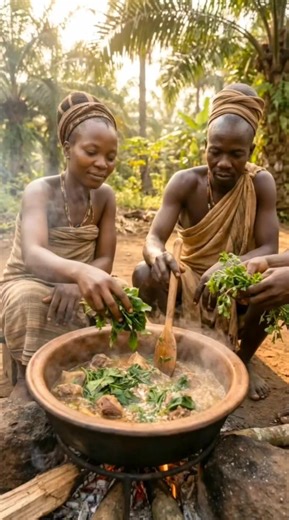 Peaceful Clay Pot Cooking in Nature #Shorts #WildChef #PrimitiveCooking