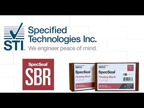 SpecSeal® Intumescent Firestop Block