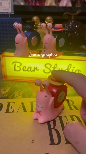 One Piece Voice Recorder Snail Keychain | Bears Studio