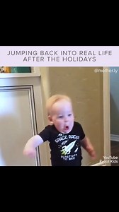 Back to reality after the holidays Who else felt like this today? Creator: YT: kyootkids | Motherly