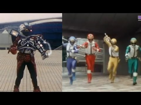 Power Rangers Alternative Battles: Showbiz Monster vs Rangers.