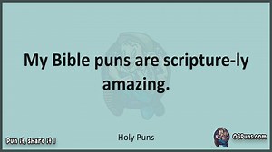 Holy - Jokes, Puns, Wordplays, and Laughter