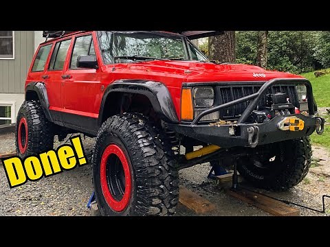 Installing JK Rubicon Dana 44 axles into a Jeep Cherokee XJ | Rear Brake lines