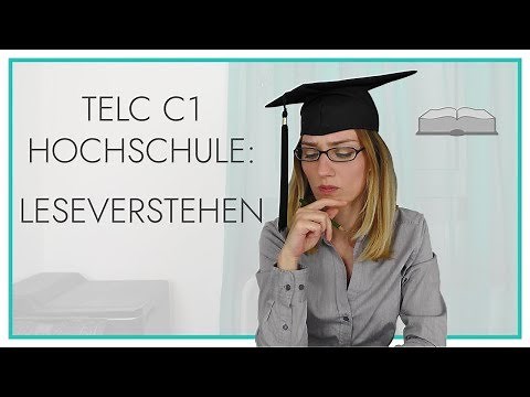 telc Deutsch C1 Hochschule | Leseverstehen