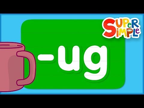 Learn The Alphabet - Word Family "ug" | Turn & Learn ABCs | Preschool Learning