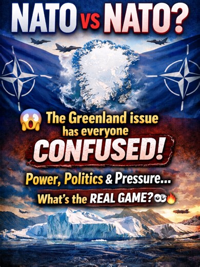 NATO vs NATO? 🤯 The Greenland issue has everyone confused! Power, politics, and pressure — what’s the real game? 👀🔥#NATOVsNATO #GreenlandIssue #WorldPolitics #PowerStruggle #Geopolitics