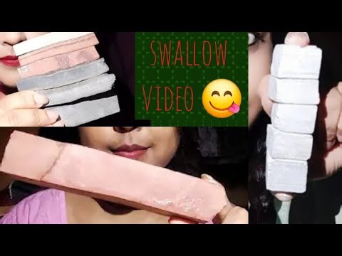 ASMR EATING//MIX SLATE//SWALLOW VIDEO RELAXING//SOUNDS