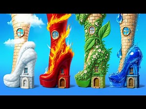 4 Elements Transformation Challenge! Elemental DIY Hacks by Glamilla's World