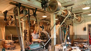 MotC: Bob Berghorst’s Vintage Line-Shaft Woodshop - FineWoodworking