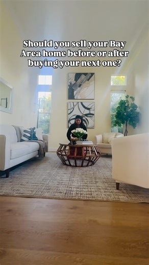 Should you sell your Bay Area home before or after buying your next one? This is the question every move-up buyer asks me. And the answer? It depends on your risk tolerance, finances, and the market. Here’s the breakdown: SELL FIRST: Pros: → You know exactly how much you have for your next down payment → No stress of carrying two mortgages → Stronger buying position (no sale contingency) Cons: → You might need temporary housing between homes → Pressure to find your next home quickly → Risk of ch