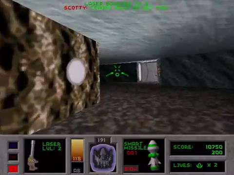 3dfx Voodoo 1 - Descent II - #1 - Zeta Aquilae: Ahayweh Gate [Gameplay/60fps]