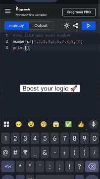 "one line even number check trick"👍🚀#coding #python #programming