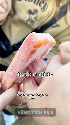 tongue stuck when licking ice cream