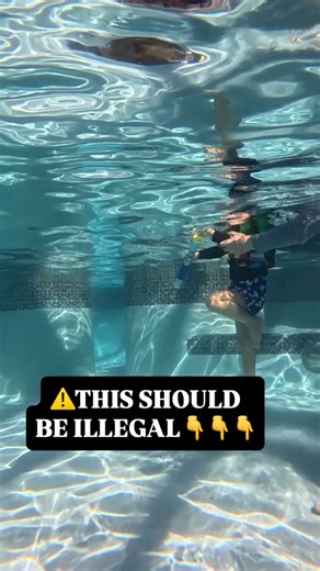 This was the exact moment this child used a puddle jumper for the first time. He wasn’t yet comfortable with his face wet, and a parent was supporting his balance as he kicked through a few stress reactions. But then he got into it ✅ The child found his balance point — artificially held upright. ✅ He figured out how to move with his legs — vertically. Opposite of real swimming kicks Even at this early stage — let alone after 100 more hours of this — the child’s natural sensory-motor integration 