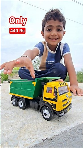 Accident New TATA Tipper Truck Unboxing Video ? CS Toy