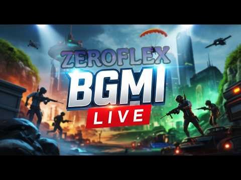 #bgmi Bgmi live with ZEROFLEXislive funny moments with clutches with subscribers join now
