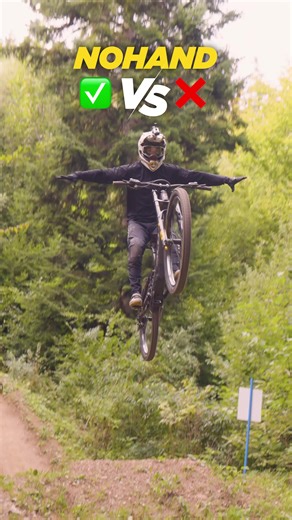 Avoiding Crashes While Performing a Nohander on MTB