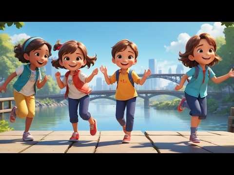 "Sur le pont d’Avignon 💃 | Chanson Pour Enfants en Français | Comptine Amusante et Éducative"