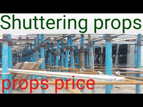 Shuttering Props|| Shuttering Material || Shuttering in Construction || Slab Formwork || Shuttering