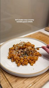 One-Pan Creamy Pasta Shells 🍝 #pastarecipe #pastalover #dinnerinspo #dinnerecipe #quickrecipe