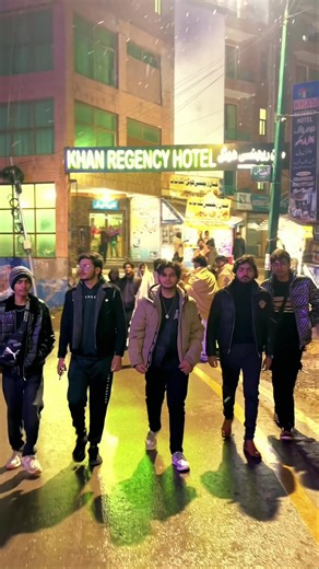 Captivating Snowfall in the Murree Mountains