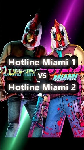 Hotline Miami 1 vs Hotline Miami 2 | #shorts #gaming #hotlinemiami2wrongnumber #hotlinemiami