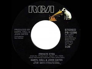 1981 HITS ARCHIVE: Private Eyes - Daryl Hall & John Oates (a #1 record--stereo 45)