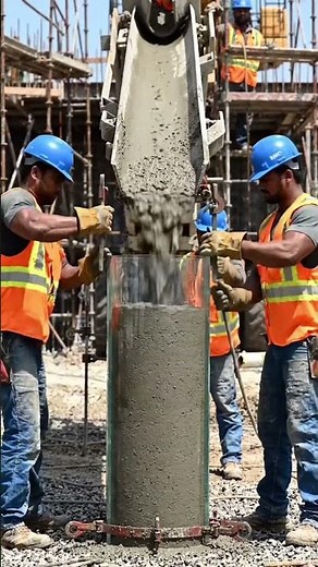 Column filling #construction #architecture #trending #reels #youtubeshorts