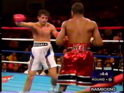 INΛIM BOXING on Instagram: "David Reid vs Laurent Boudouani. Reid’s best Boudouani to become champion. Somethings I liked from Reid’s performance is the uppercut counters, level changes and his quick left hook."